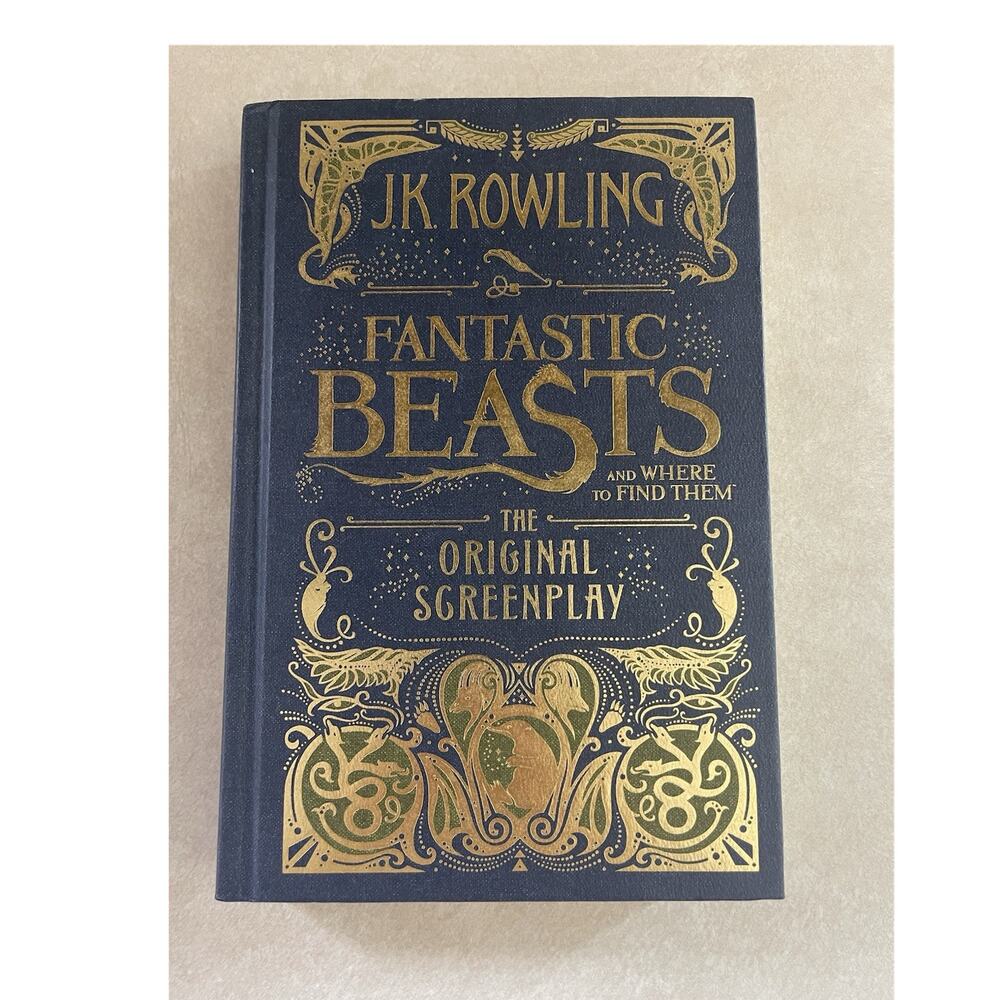Arthur A. Levine Books Fantastic Beasts Screenplay J.K. Rowling Hardcover Illus…